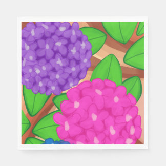 Hydrangeas Napkin