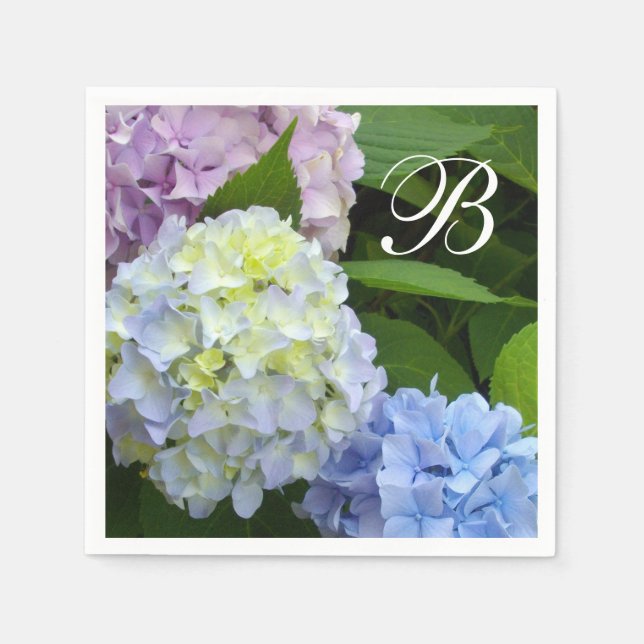 Hydrangeas Napkin (Front)