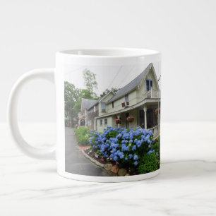 Hydrangeas on the Corner - Martha's Vineyard Large Coffee Mug