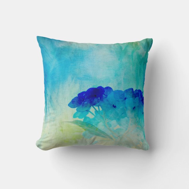 Hydrangeas Pillow (Front)