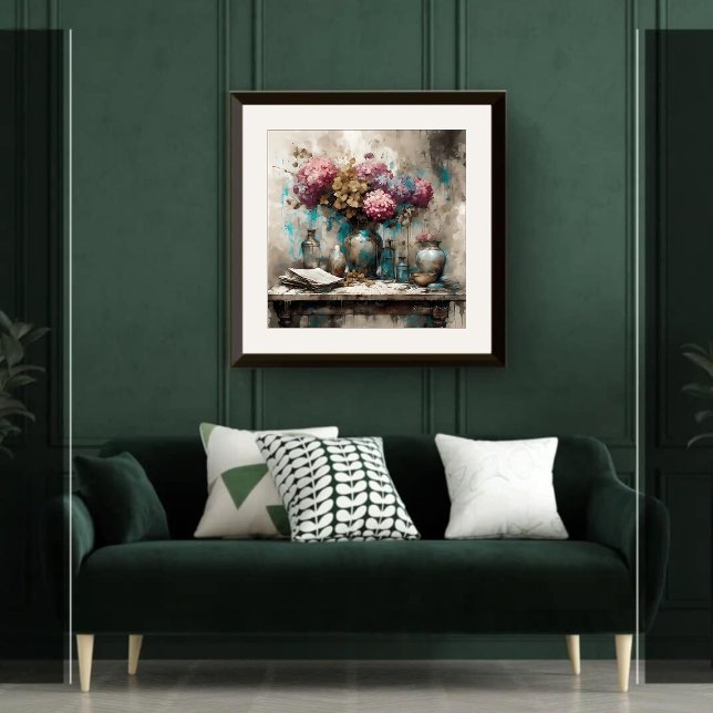 Hydrangeas Still Life - Print (Creator Uploaded)