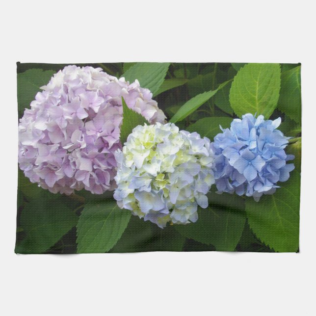 Hydrangeas Tea Towel (Horizontal)