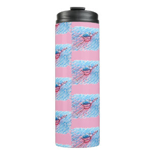 Hydrated Flamingo Thermal Tumbler