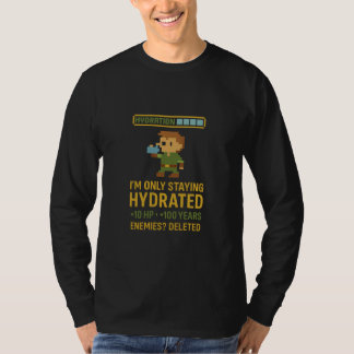 Hydration Power-Up Shirt | Funny Gaming Health
