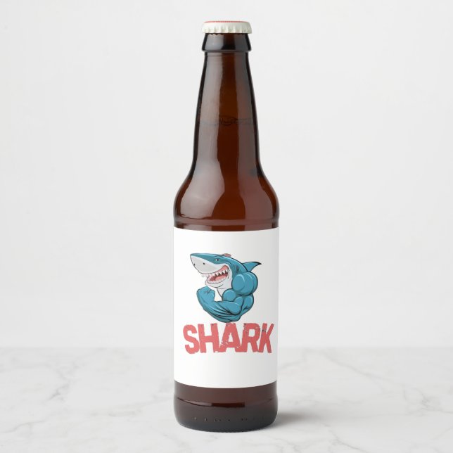 "Hydration Vibes – Custom Reusable Water Bottle" Beer Bottle Label (Front)