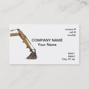 hydraulic arm business card