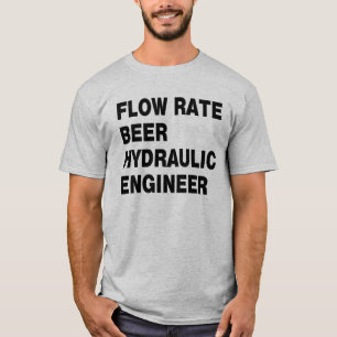 Hydraulic Engineer Beer T-Shirt
