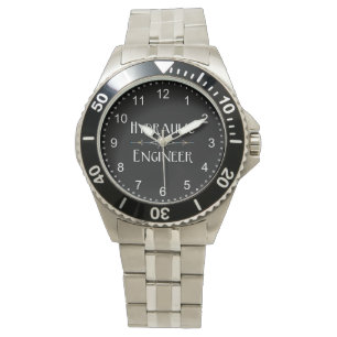Hydraulic Engineer Decorative White Line Watch