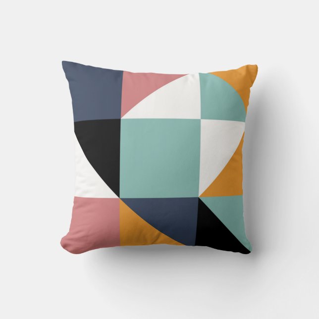 Hydraulic mosaic pattern cushion (Front)