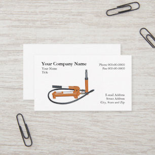 Hydraulics Sales and Service Business Card
