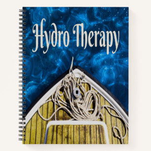 Hydro Therapy Boat Ocean Sailing Notebook