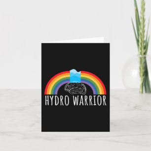 Hydro Warrior Hydrocephalus Awareness Brain Shunt Card