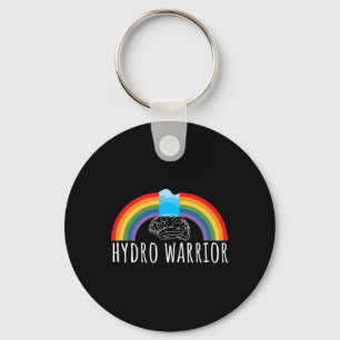 Hydro Warrior Hydrocephalus Awareness Brain Shunt  Key Ring
