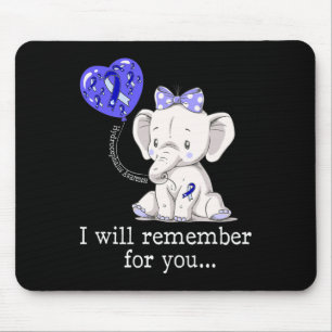 Hydrocephalus Awareness Elephant 1 Mouse Pad