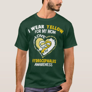 Hydrocephalus Awareness I Wear Yellow For My Mum H T-Shirt