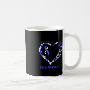 Hydrocephalus Awareness I'm Survivor Heart Ribbon Coffee Mug