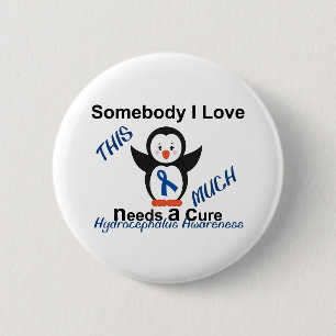 Hydrocephalus Awareness Someone I Love 6 Cm Round Badge