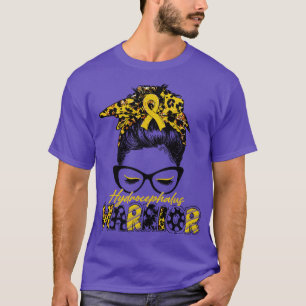 Hydrocephalus Awareness Warrior Women Glasse Messy T-Shirt