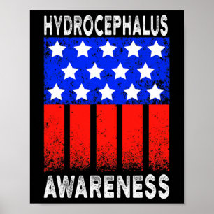 Hydrocephalus Survivor Disease Awareness Warrior Poster