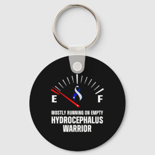 Hydrocephalus Survivor Empty Awareness Warrior  Key Ring