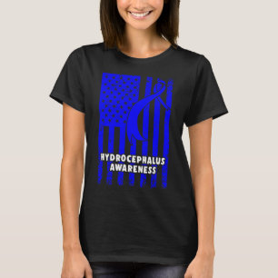 Hydrocephalus Survivor Enduring Awareness Warrior T-Shirt