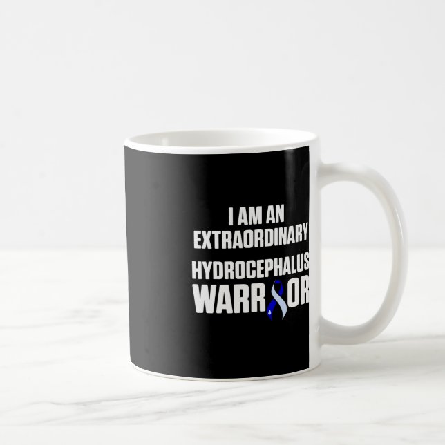 Hydrocephalus Survivor Extra Awareness Warrior  Coffee Mug (Right)