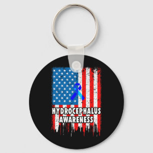 Hydrocephalus Survivor Inspire Awareness Warrior Key Ring