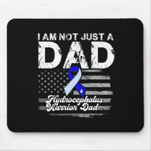 Hydrocephalus Survivor Just A Dad Awareness Warrio Mouse Pad