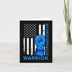 Hydrocephalus Survivor Living Awareness Warrior Card