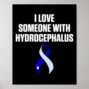 Hydrocephalus Survivor Love Awareness Warrior Poster