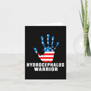 Hydrocephalus Survivor Loving Awareness Warrior Card