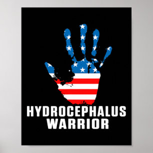 Hydrocephalus Survivor Loving Awareness Warrior Poster