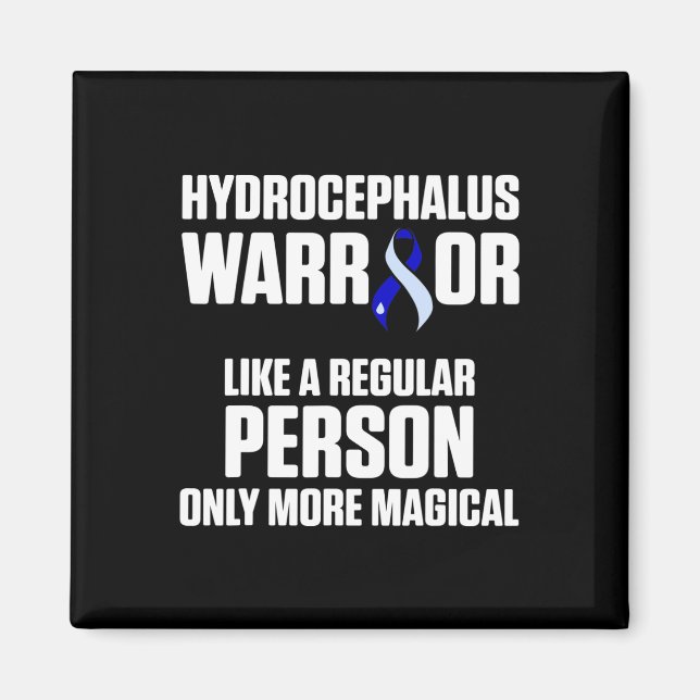 Hydrocephalus Survivor Magical Awareness Warrior  Magnet (Front)