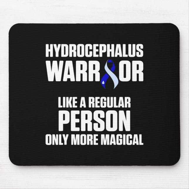 Hydrocephalus Survivor Magical Awareness Warrior  Mouse Pad (Front)