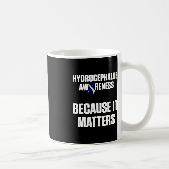 Hydrocephalus Survivor Matters Awareness Warrior  Coffee Mug (Right)
