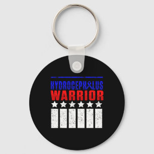 Hydrocephalus Survivor Medication Awareness Warrio Key Ring