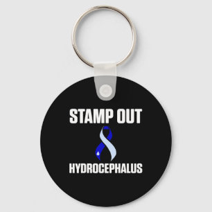 Hydrocephalus Survivor Out Awareness Warrior Key Ring