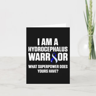 Hydrocephalus Survivor Power Awareness Warrior  Card