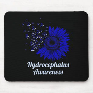 Hydrocephalus Survivor Proud Awareness Warrior 1 Mouse Pad