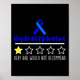 Hydrocephalus Survivor Proud Awareness Warrior 3 Poster
