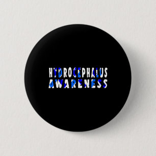 Hydrocephalus Survivor Research Awareness Warrior 6 Cm Round Badge