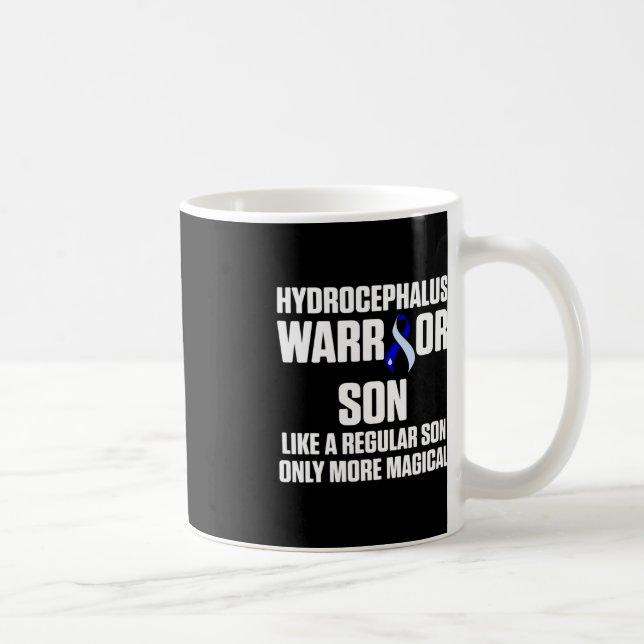 Hydrocephalus Survivor Son Awareness Warrior 4 Coffee Mug (Right)