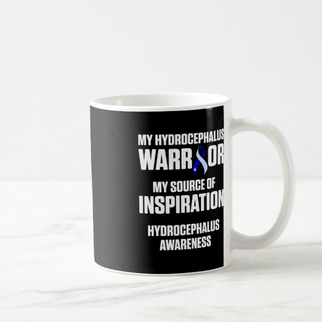 Hydrocephalus Survivor Source Awareness Warrior  Coffee Mug (Right)