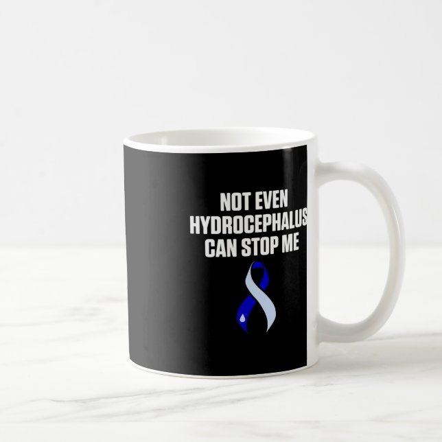 Hydrocephalus Survivor Stop Awareness Warrior  Coffee Mug (Right)