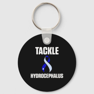 Hydrocephalus Survivor Tackling Awareness Warrior Key Ring