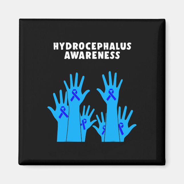 Hydrocephalus Survivor Therapeutic Awareness Warri Magnet (Front)