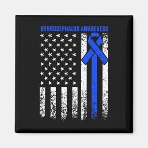 Hydrocephalus Survivor Therapy Awareness Warrior Magnet