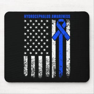 Hydrocephalus Survivor Therapy Awareness Warrior Mouse Pad