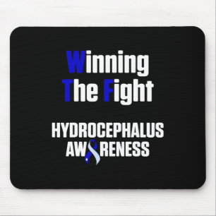 Hydrocephalus Survivor Winning Awareness Warrior  Mouse Pad