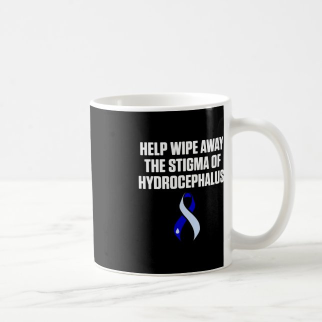 Hydrocephalus Survivor Wipe Awareness Warrior  Coffee Mug (Right)